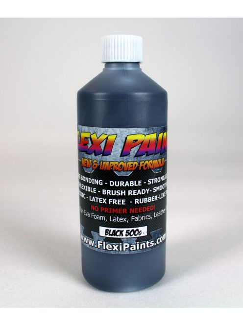 Flexi Paint - Alapozó- és fedőfesték - Fekete 250g