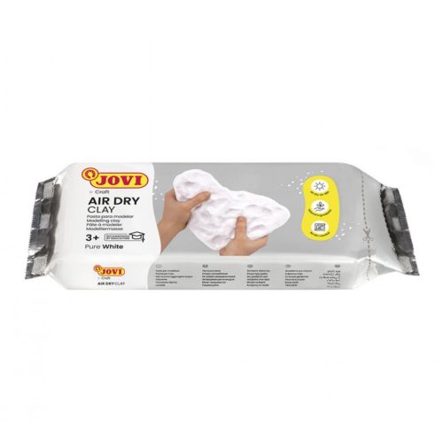JOVI levegőn száradó modellező gyurma - fehér 250 g 