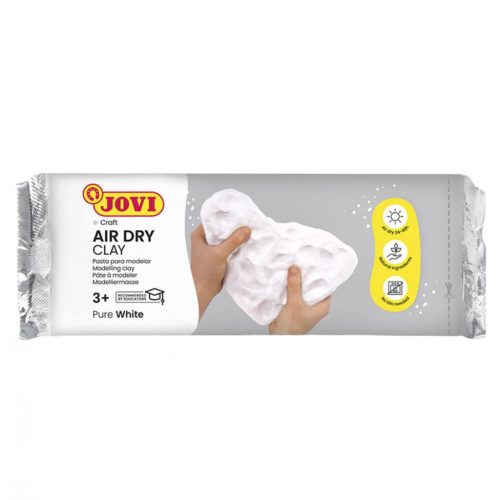 JOVI levegőn száradó modellező gyurma - fehér 250 g 