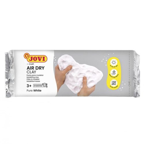 JOVI levegőn száradó modellező gyurma - fehér 500 g 