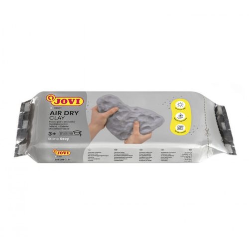 JOVI levegőn száradó modellező gyurma - szürke 250 g 
