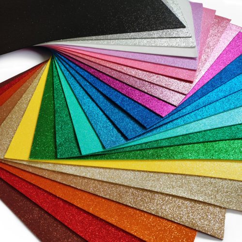 Nagy Csillogós Dekorgumi - Csillogós EVA Foam - 2mm