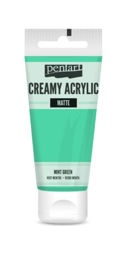 Pentart Krémes Akrilfesték - Matt Mentazöld - 60ml