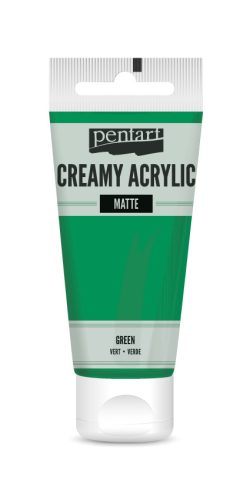 Pentart Krémes Akrilfesték - Matt Zöld - 60ml