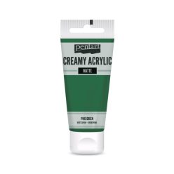 Pentart Krémes Akrilfesték - Matt Fenyőzöld - 60ml