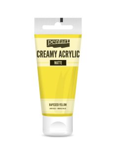 Pentart Krémes Akrilfesték - Matt Repcesárga - 60ml