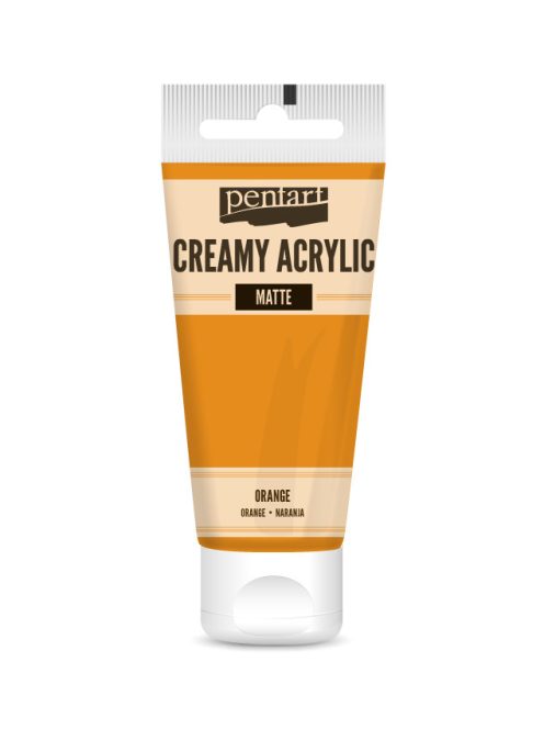 Pentart Krémes Akrilfesték - Matt Narancs - 60ml