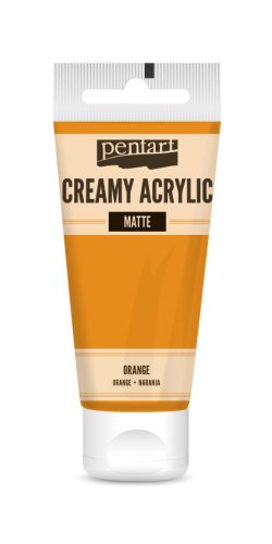 Pentart Krémes Akrilfesték - Matt Narancs - 60ml