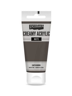 Pentart Krémes Akrilfesték - Matt Földbarna - 60ml