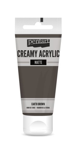 Pentart Krémes Akrilfesték - Matt Földbarna - 60ml