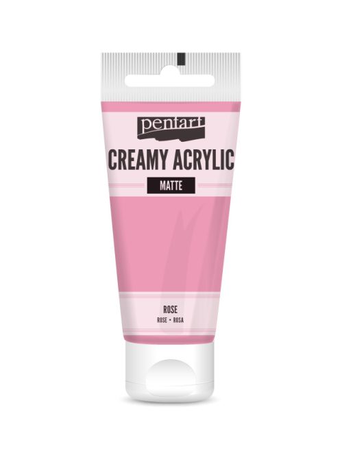 Pentart Krémes Akrilfesték - Matt Rózsaszín - 60ml