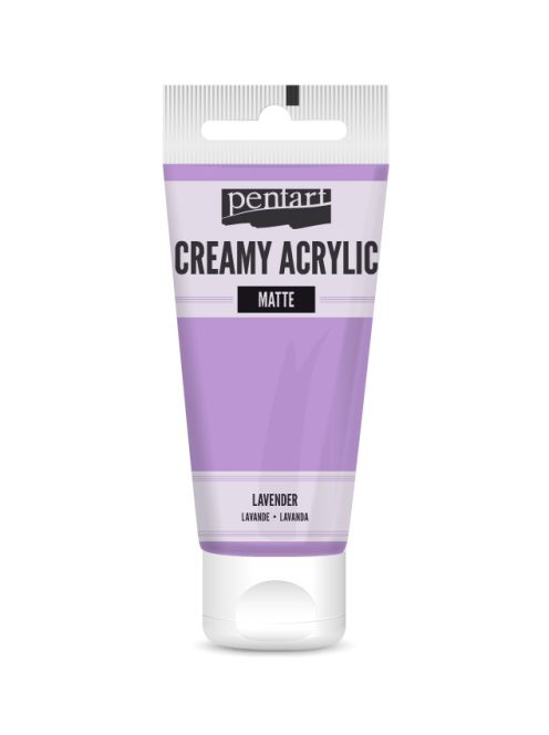 Pentart Krémes Akrilfesték - Matt Levendula - 60ml