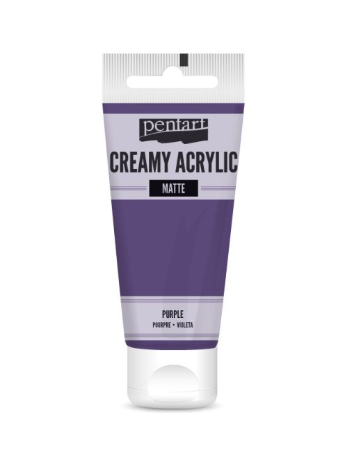 Pentart Krémes Akrilfesték - Matt Lila - 60ml