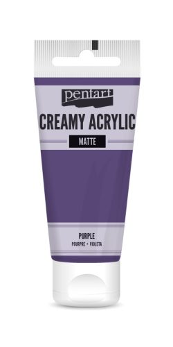 Pentart Krémes Akrilfesték - Matt Lila - 60ml