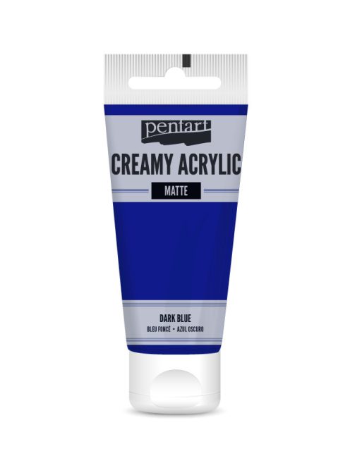 Pentart Krémes Akrilfesték - Matt Sötétkék - 60ml