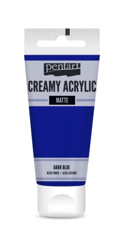 Pentart Krémes Akrilfesték - Matt Sötétkék - 60ml