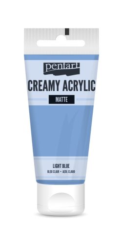 Pentart Krémes Akrilfesték - Matt Világoskék - 60ml