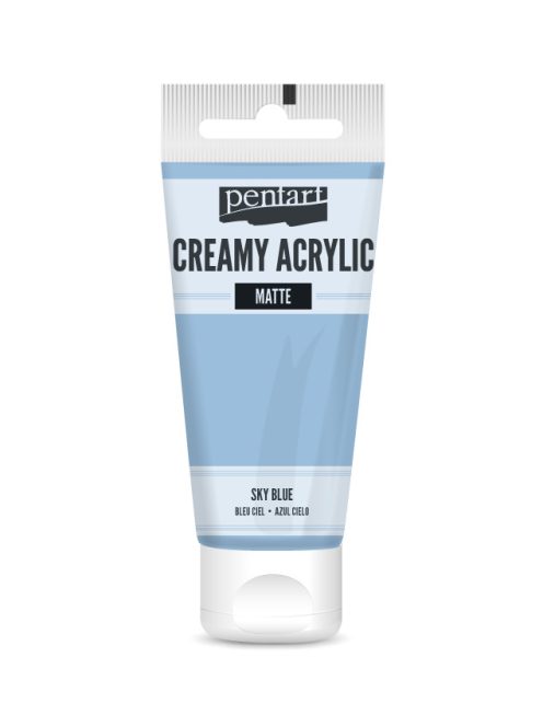 Pentart Krémes Akrilfesték - Matt Égkék - 60ml