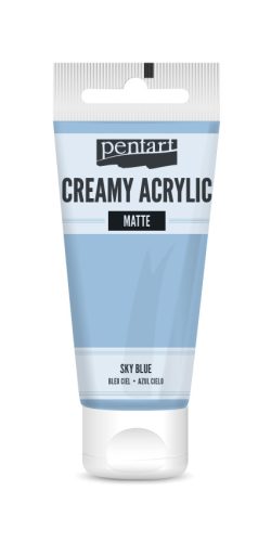 Pentart Krémes Akrilfesték - Matt Égkék - 60ml