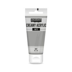 Pentart Krémes Akrilfesték - Matt Szürke - 60ml