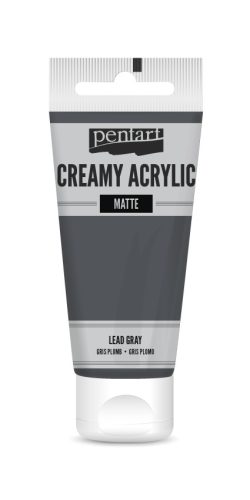 Pentart Krémes Akrilfesték - Matt Ólomszürke - 60ml