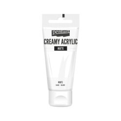 Pentart Krémes Akrilfesték - Matt Fehér - 60ml Pentart Krémes Akrilfesték - Matt Fehér - 60ml