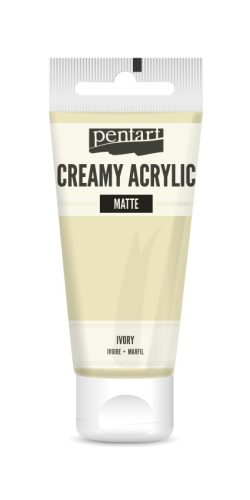 Pentart Krémes Akrilfesték - Matt Elefántcsont - 60ml