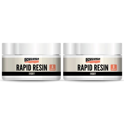 Pentart Rapid gyanta 1:1 szett - elefántcsont 2 x 150ml