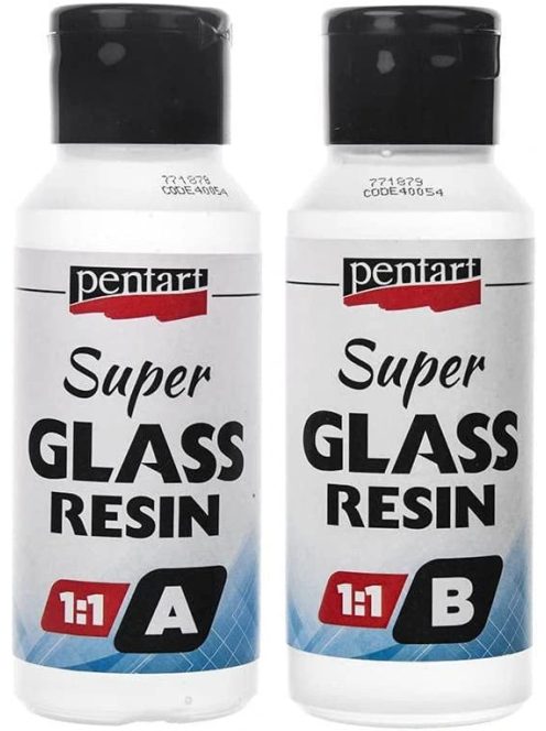 Pentart Szuper Üveggyanta 1:1 szett - 2 x 125ml