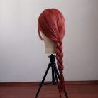 Sötétvörös hosszú cosplay paróka