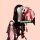 Demon Slayer - Nezuko Kamado cosplay paróka szett kiegészítőkkel