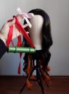 Demon Slayer - Nezuko Kamado cosplay paróka szett kiegészítőkkel