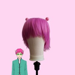 The Disastrous Life of Saiki K. - Saiki K. cosplay paróka, fejdíszekkel   The Disastrous Life of Saiki K. - Saiki K. cosplay paróka, fejdíszekkel
