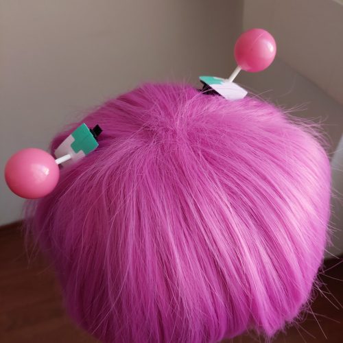 The Disastrous Life of Saiki K. - Saiki K. cosplay paróka, fejdíszekkel