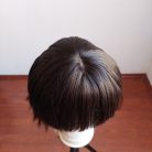Fekete "wolf cut" fazonú cosplay paróka