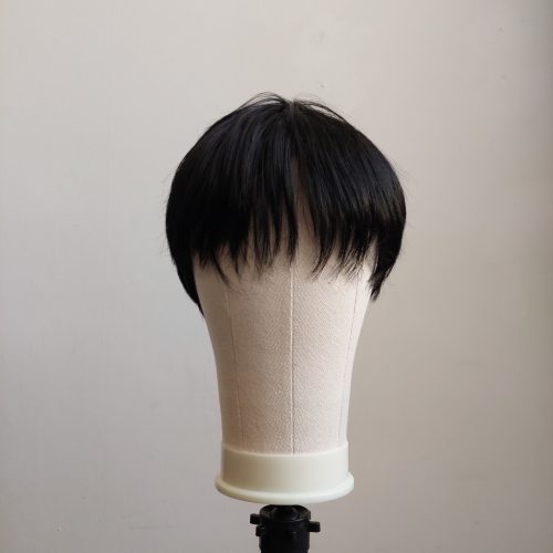 Fekete rövid cosplay paróka