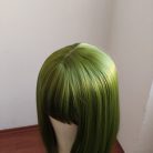 Zöld középhosszú cosplay paróka