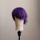 Lila rövid cosplay paróka
