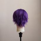 Lila rövid cosplay paróka