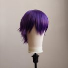 Lila rövid cosplay paróka