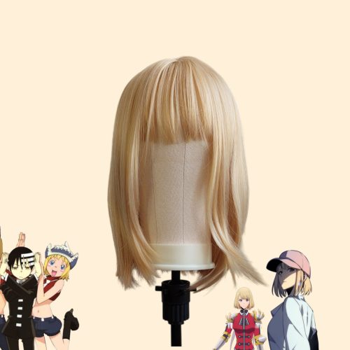 Szőke bob fazonú cosplay paróka - (Patty)