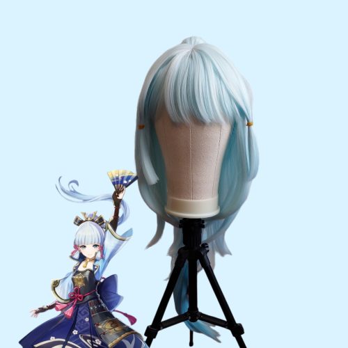 Genshin Impact - Kamisato Ayaka cosplay paróka - szépséghibás